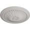 Ekena Millwork Alexa Ceiling Medallion (Fits Canopies up to 3"), Hand-Painted Ultra Pure White, 15"OD x 1 3/4"P CM14AXUWF - alternate 5